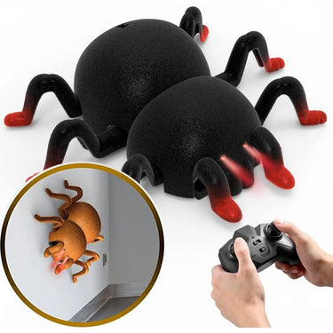 CreepyCrawler | La reacción de miedo definitiva - ¡Araña RC que trepa paredes para bromas emocionantes!
